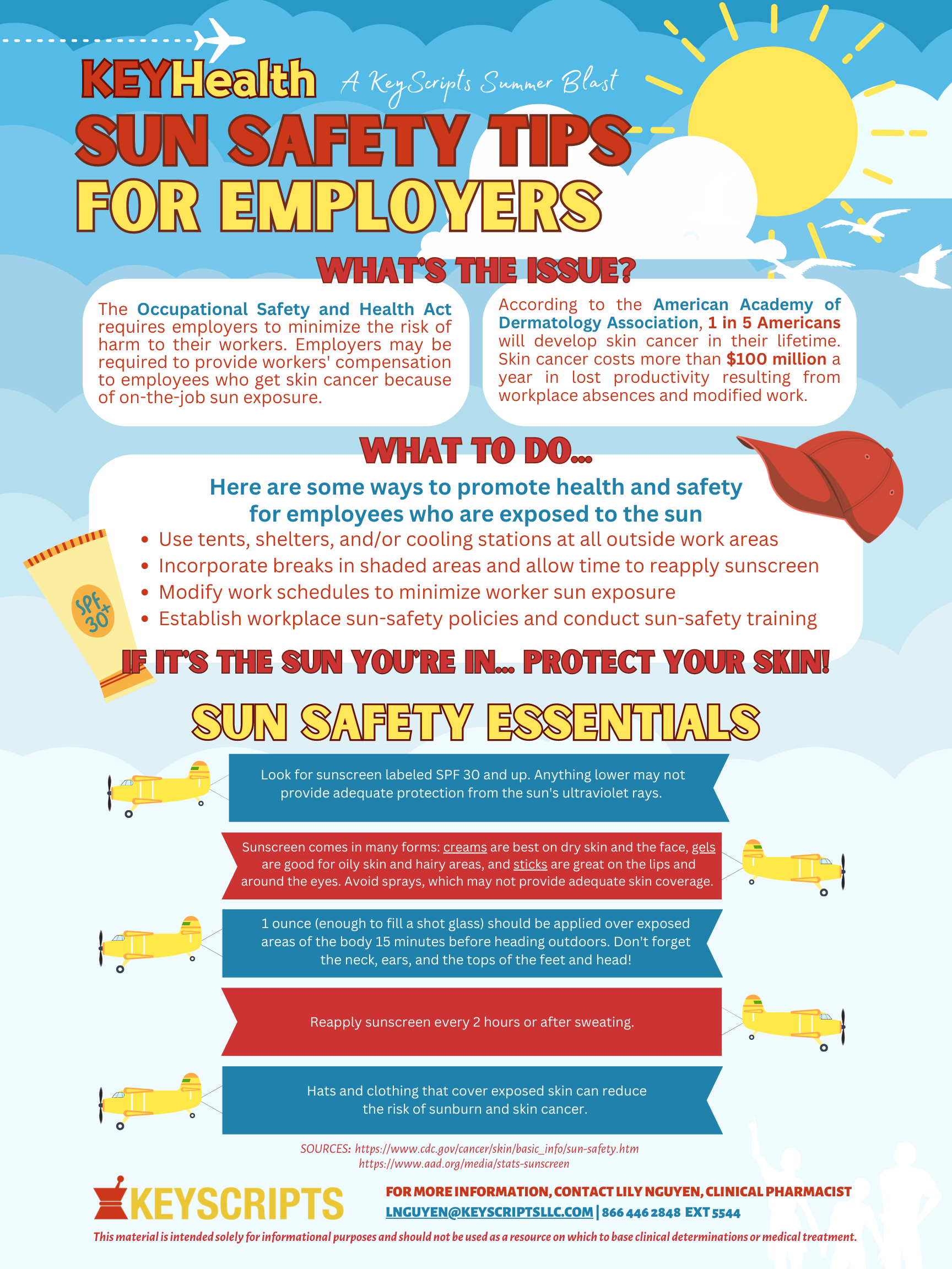 Sun Safety Tips for Employers